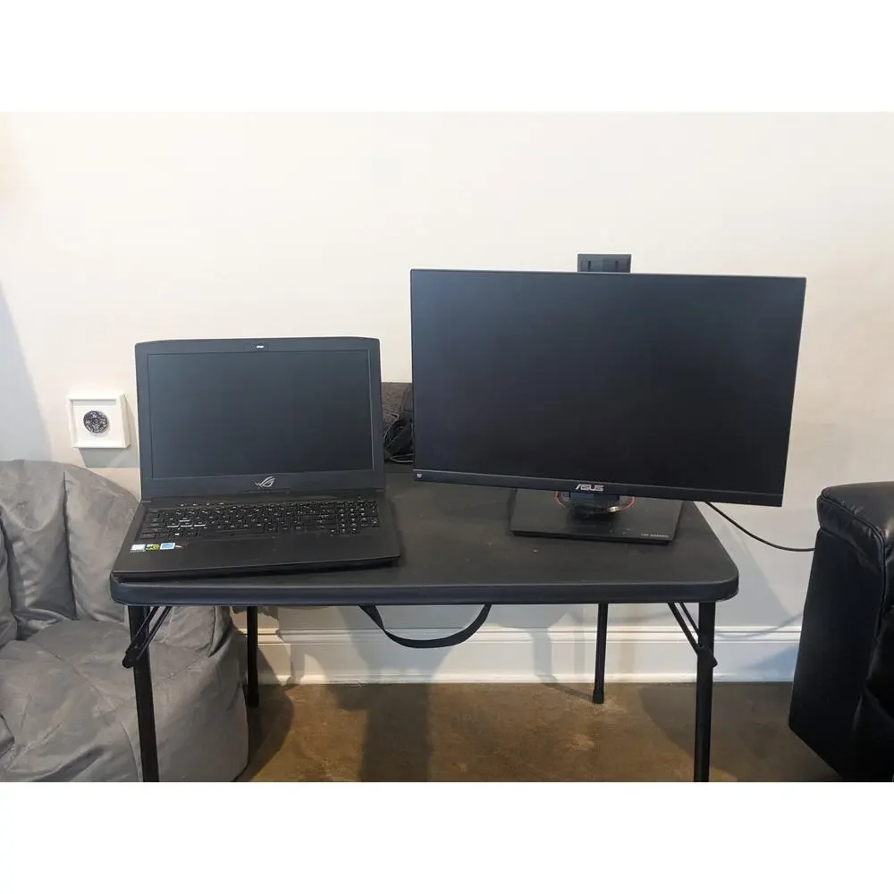 Gaming Laptop and Monitor Bundle for Dual Screen Setup